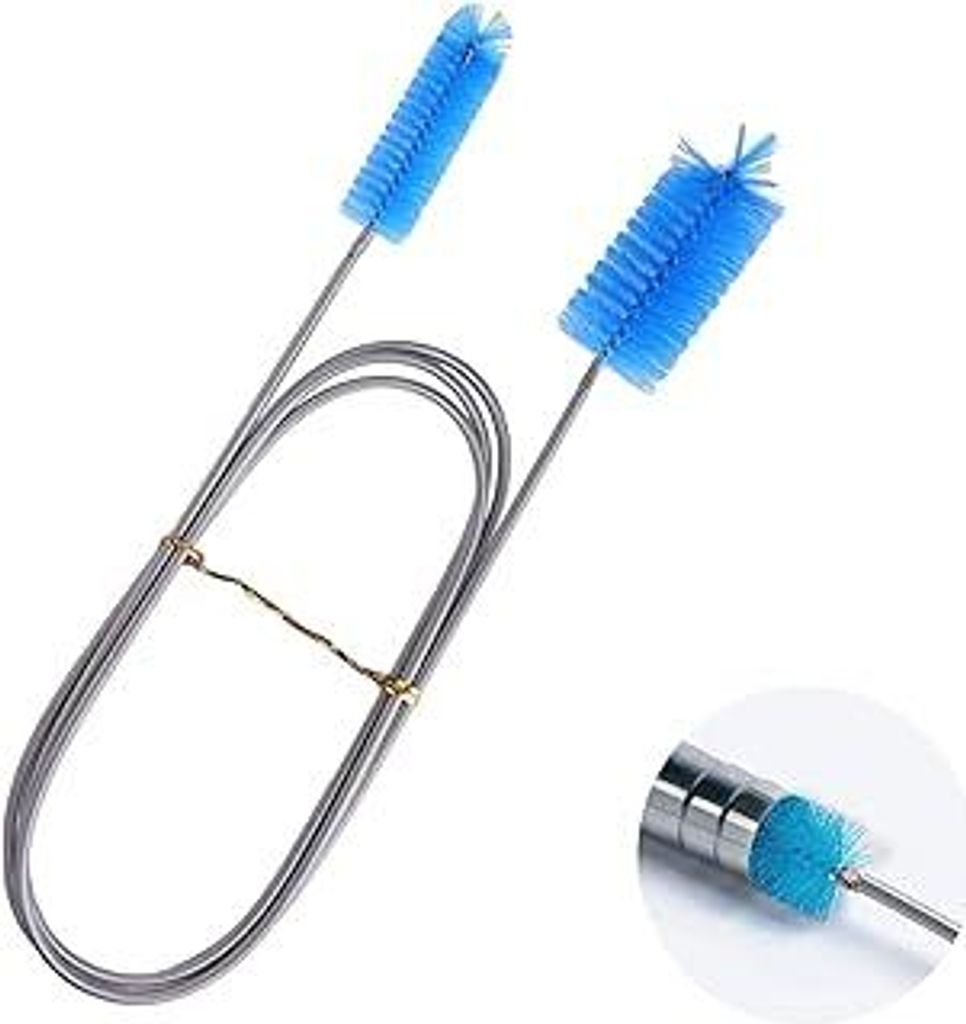 Aquarium Reinigungsbürste, Reinigungsbürste für Aquariumschlauch, Doppelseitige Rohrbürste, Doppelendige Schlauchbürste,für Aquarium oder Hau...