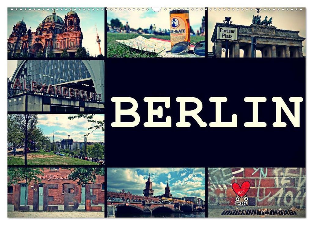 BERLIN horizontal (Wandkalender 2027 DIN A2 quer), CALVENDO Monatskalender