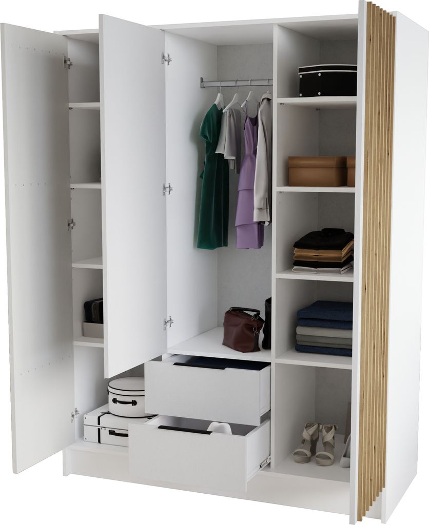 Faszinierend Kleiderschrank 150 Cm Hoch Und Bewertung