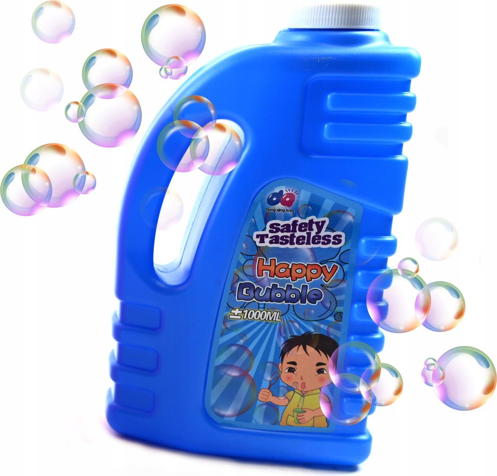 Seifenblasenflüssigkeit 1 Liter - Nachfüllflasche für Riesenseifenblasen Stark