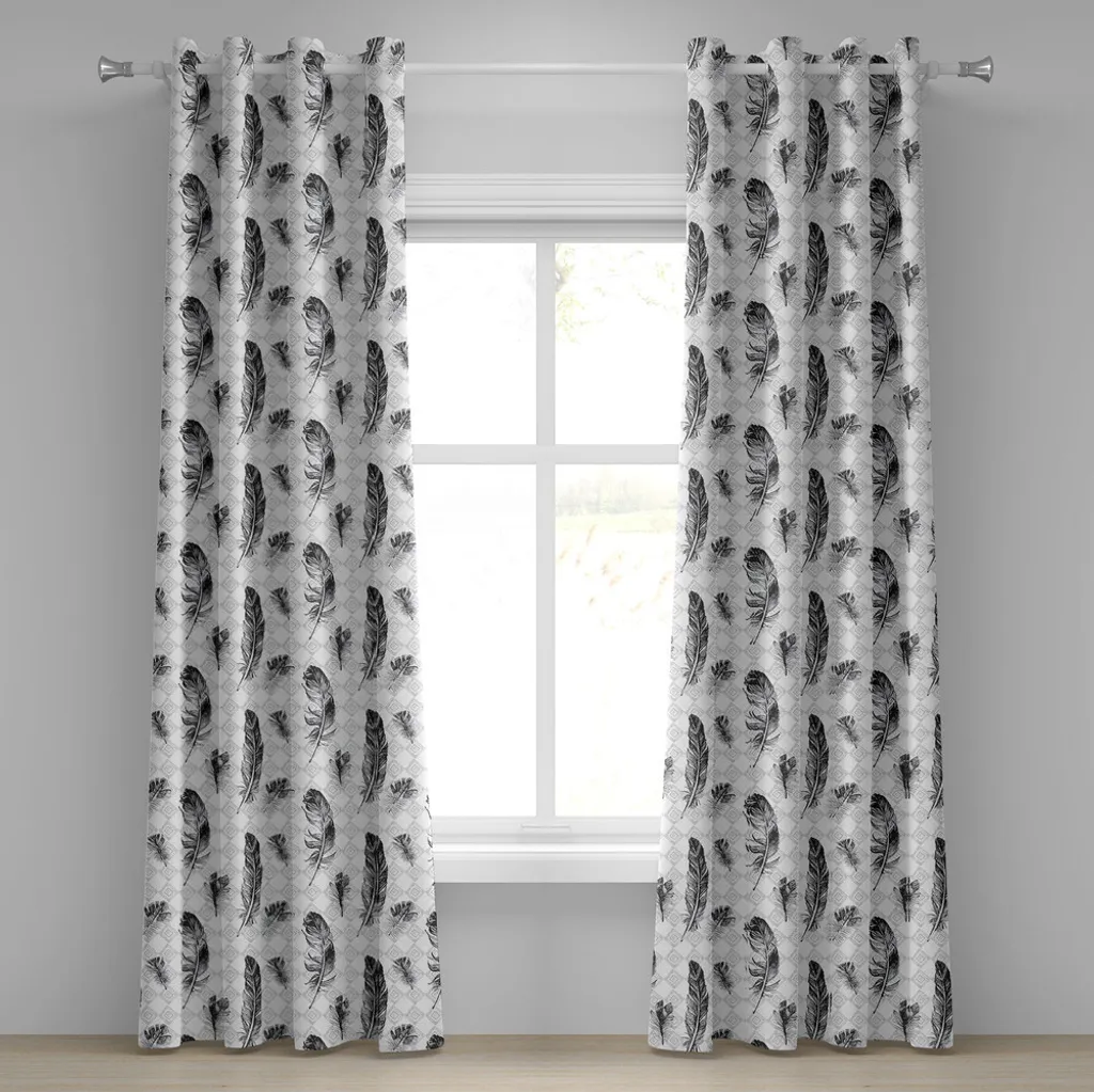 Offerta Tende ABAKUHAUS 280x225 cm - Stile Mosaico e Piume