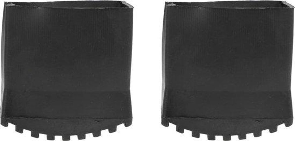 Antislip-Laufsohlen für Leitern - Aluminium - 50 x 25 mm - 4 Stück