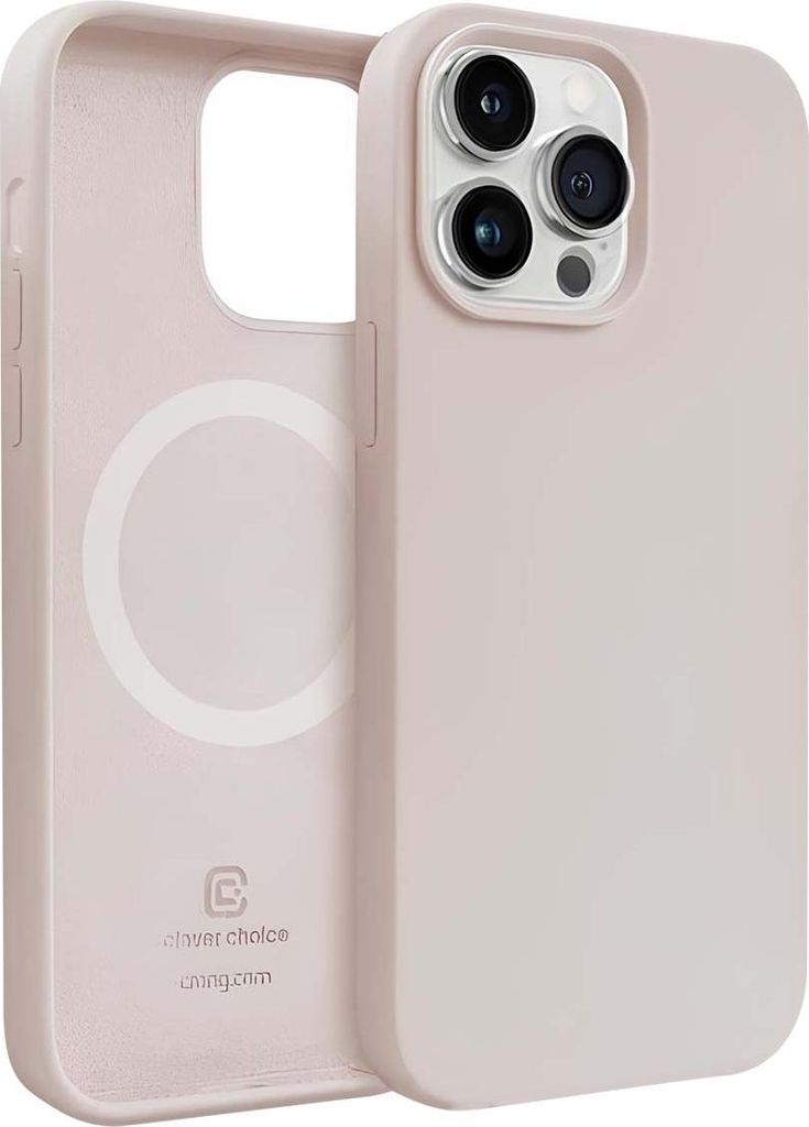 Crong, MagSafe Hülle iPhone 14 Pro Color Cover robust, Rosa