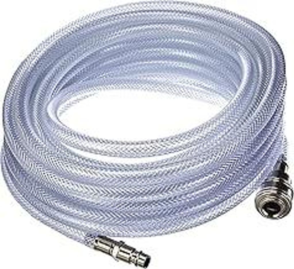Original Einhell Gewebeschlauch 10 m (Kompressor-Zubehör, 10 m Länge, Innendurchmesser 6 mm, R 1/4 Innengewinde, aus PVC-Gewebe, max. Arbeitsdruc...