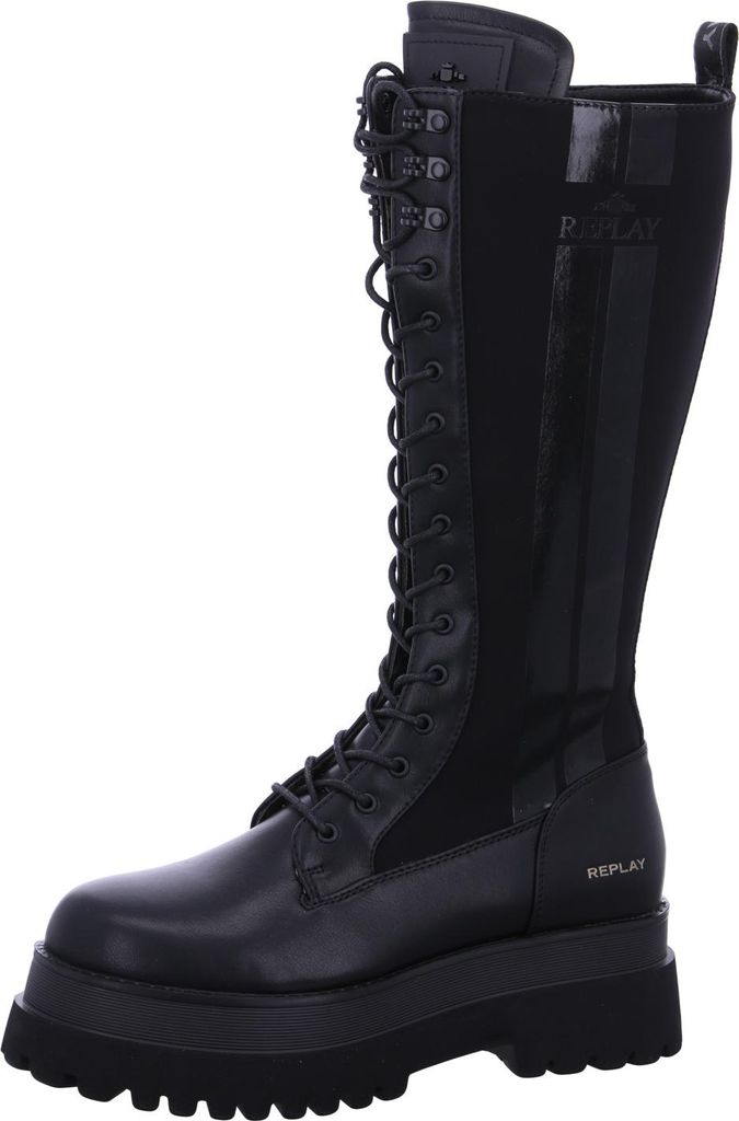 REPLAY Any Over High Langschaftstiefel  Schwarz Produktbild 