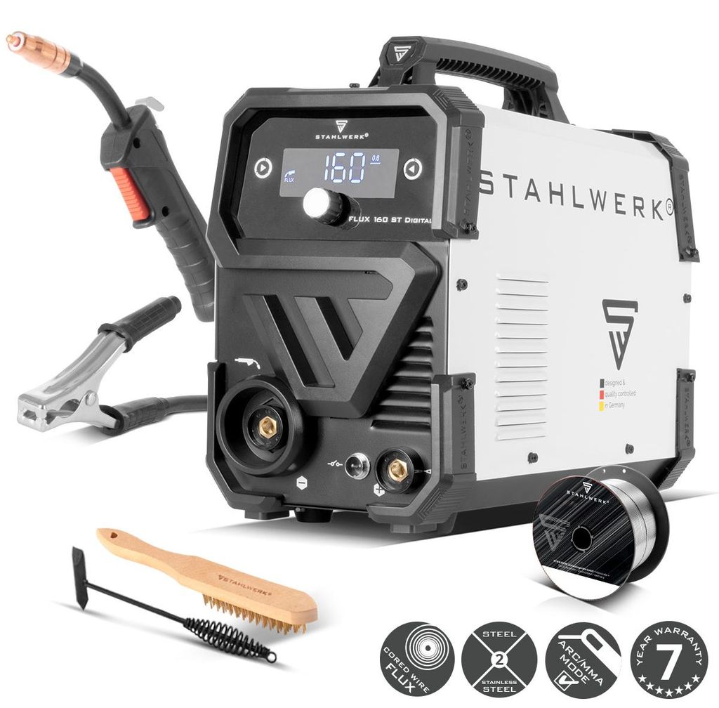 STAHLWERK FLUX 160 ST Digitálny zvárací stroj 3 v 1 - Obrázok produktu 