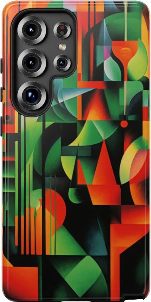 Abstrakte Geometrie mit klaren Linien – Hülle Kompatibel mit Samsung Galaxy S25 Ultra