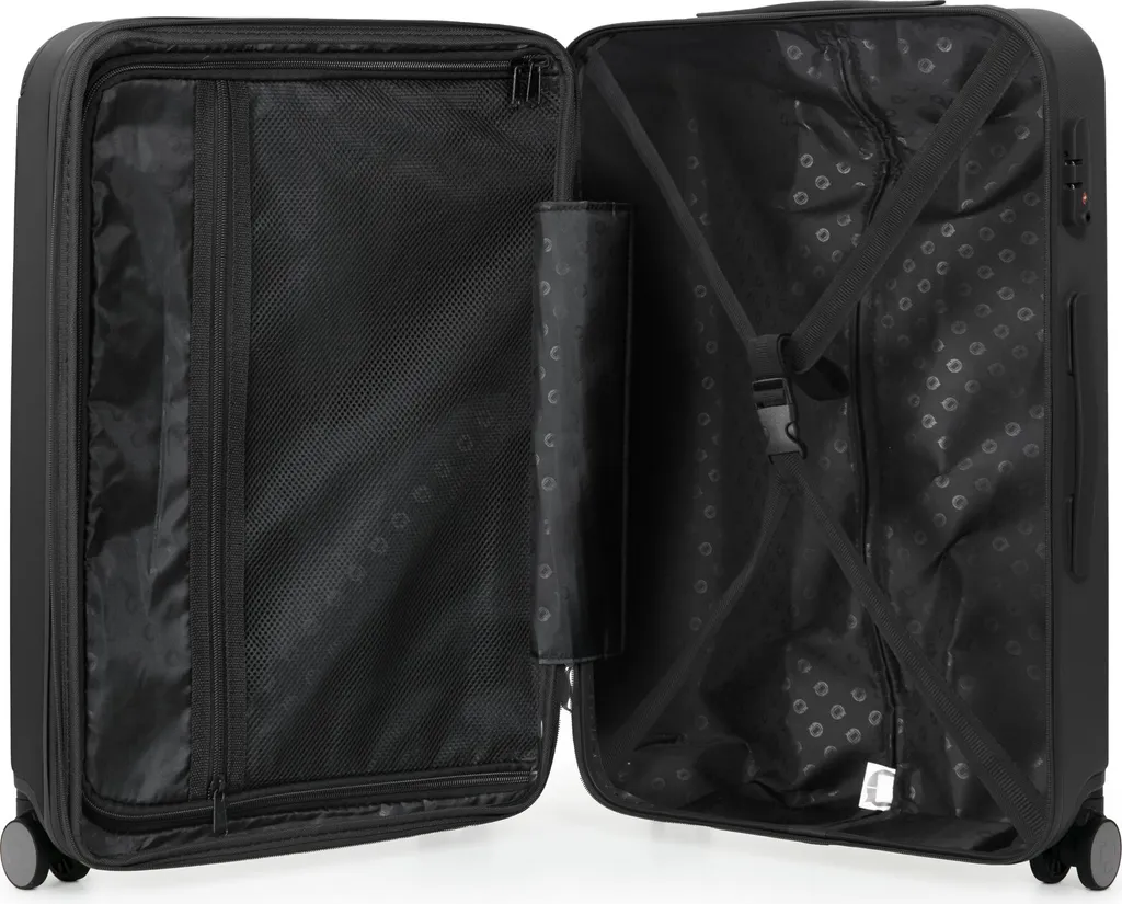 HAUPTSTADTKOFFER Spree Set de 3 Valises Rigides TSA Noir S M L