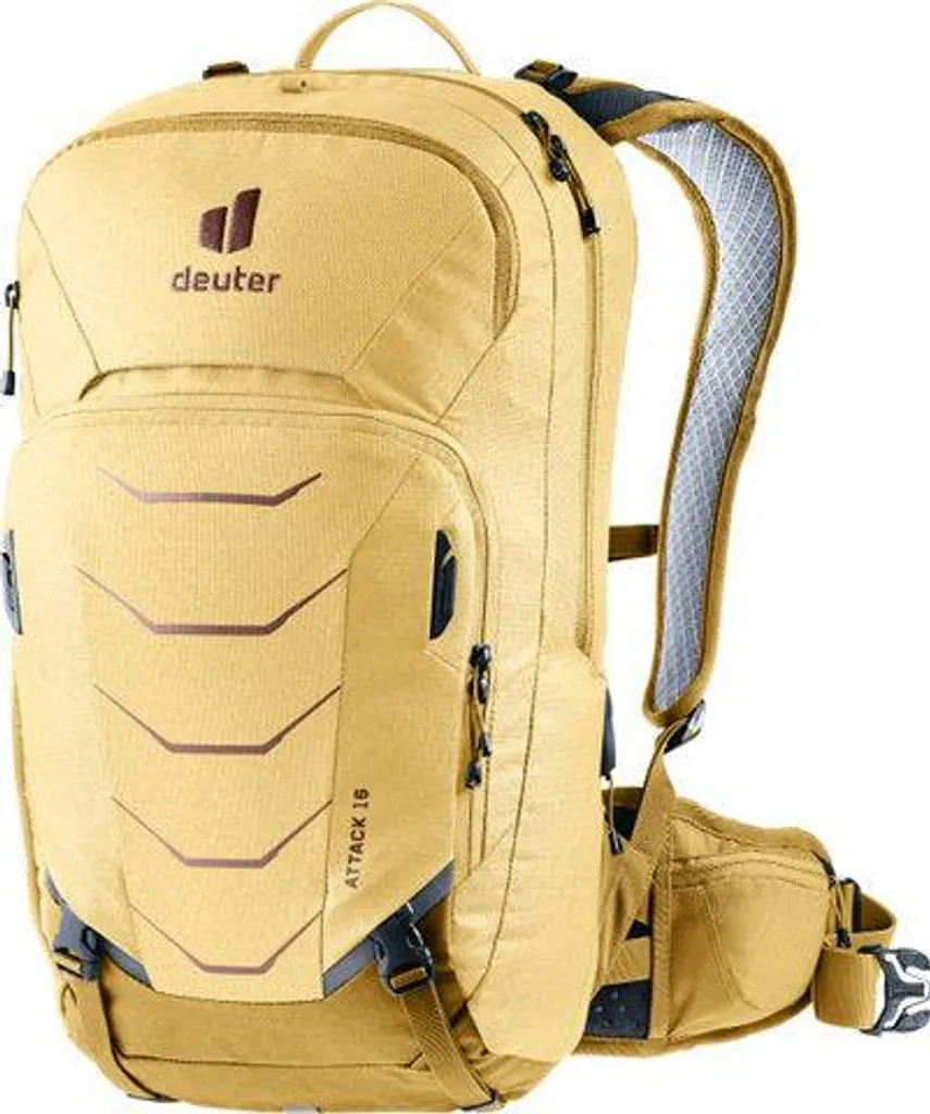 Sac à dos Deuter Attack 16 Dune-Savanna Jaune - Protection VTT Enduro