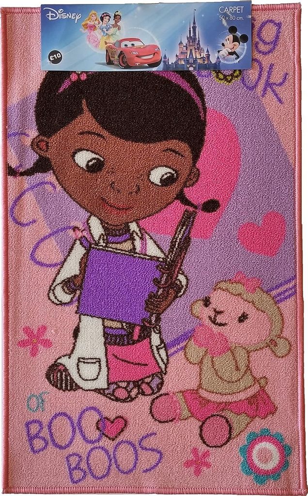 DISNEY Doc McStuffin Mädchen Kinderteppich Teppich Big Book Produktbild 