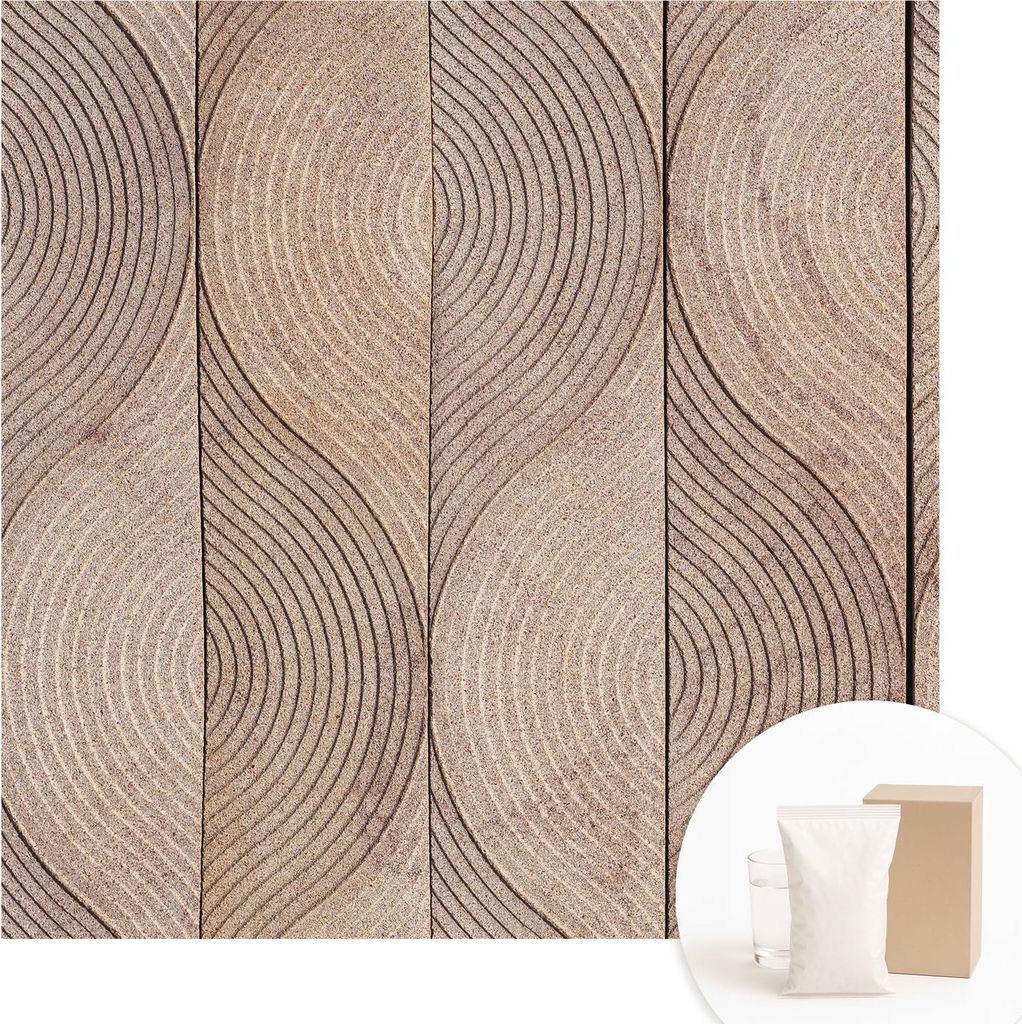 Fototapete - Wandbilder für Wohnzimmer - 250x250 cm - Dekorative Wandfolie - Modernes Design für Wanddekoration - Tapeten für Innenräume - Well...