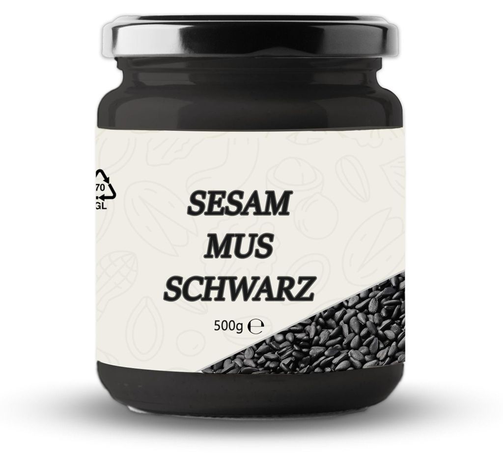 Mynatura Schwarzes Sesammus - ab 500g - 1 Glas (500g) Produktbild 