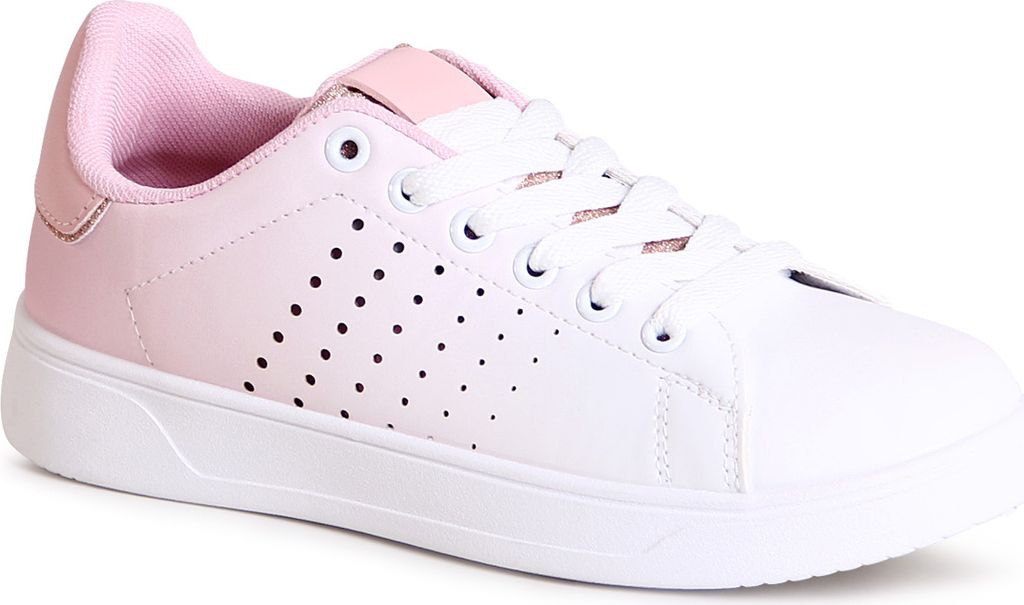 topschuhe24 2736 Damen Sneaker Skater Turnschuhe Farbverlauf, Farbe:Rosa, Größe:41 EU