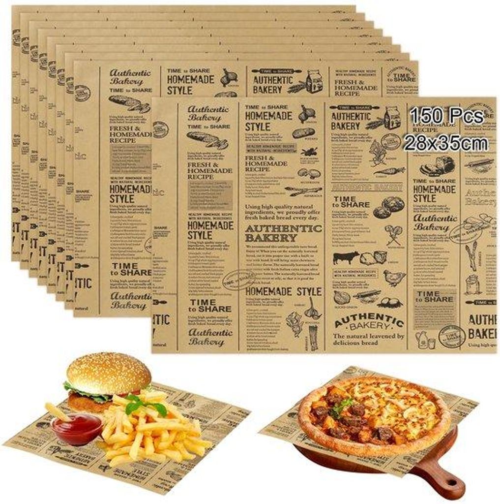 Vetfreies Papier 28x38cm für Essen und Frittiermanden