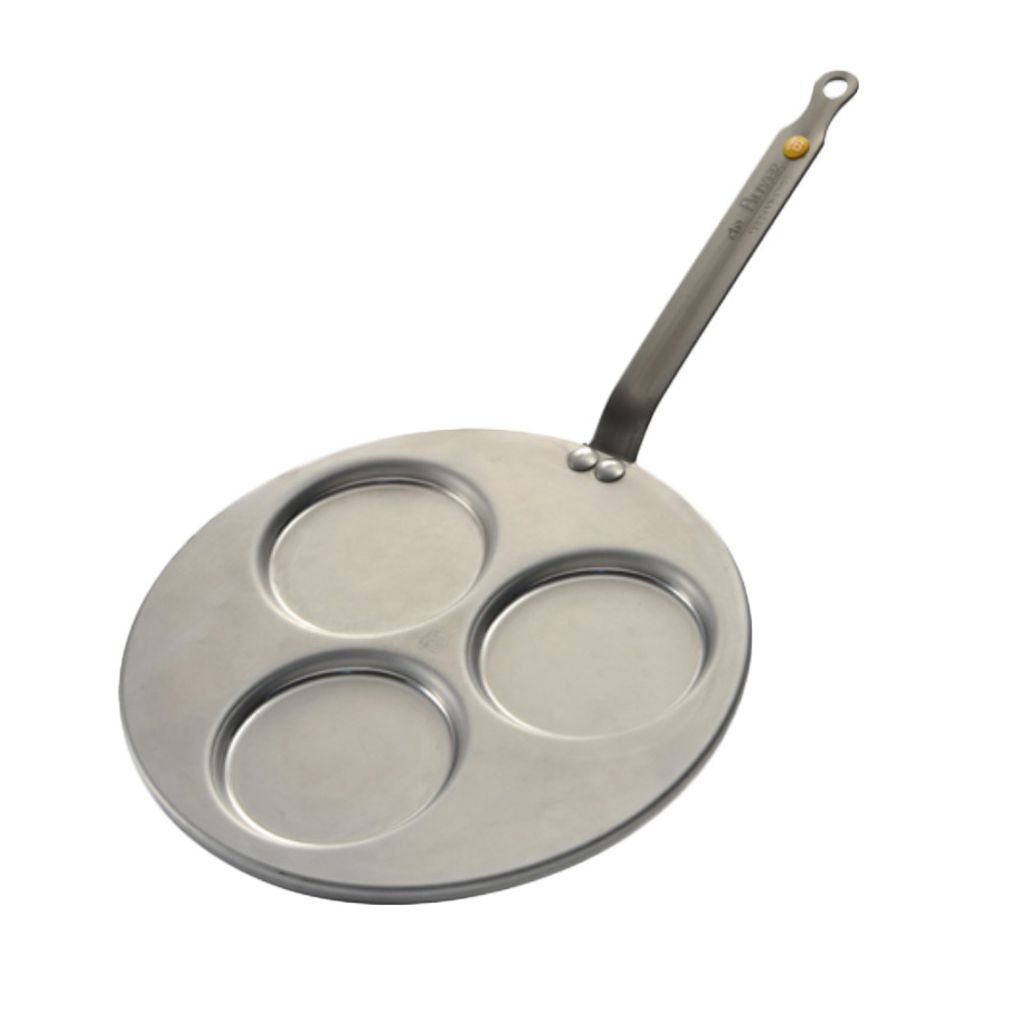 Poêle Tri-blinis De Buyer Mineral B Acier Carbone, 3 Image du produit 