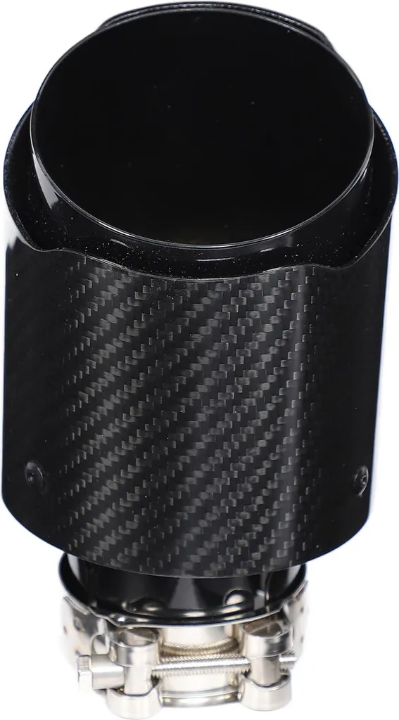 Embout échappement inox sport entrée 63mm sortie 101mm finition miroir