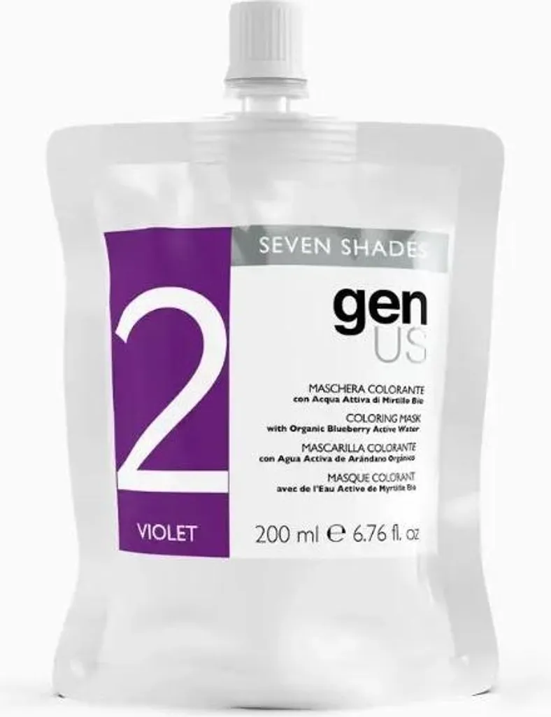 Masque coloré GenUs : réparez les cheveux abîmés et délavés