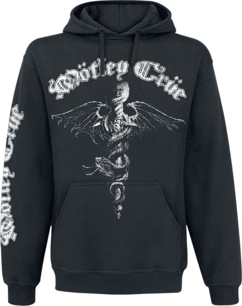 Mötley Crüe Kapuzenpullover Herren Hollywood schwarz M Produktbild 