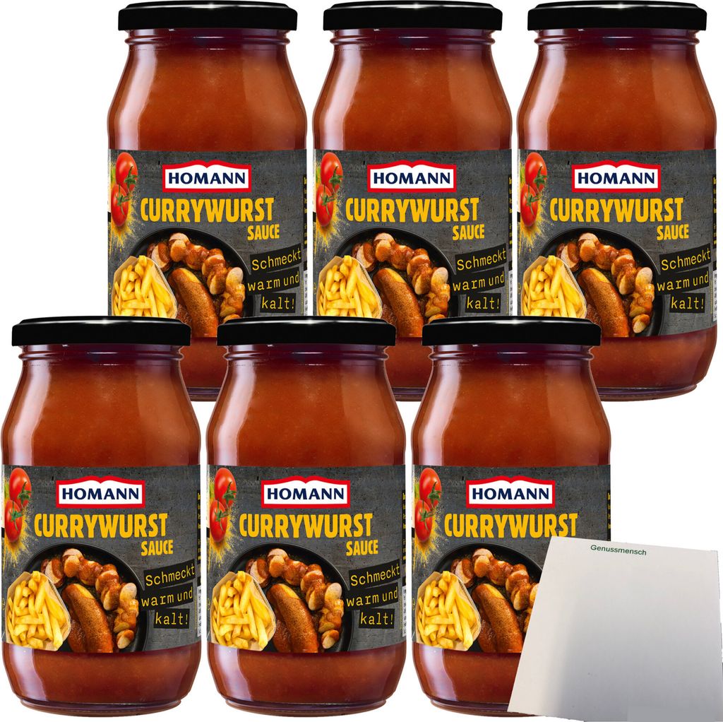 Homann Currywurst Sauce Mild fruchtig-süß und nicht zu Produktbild 