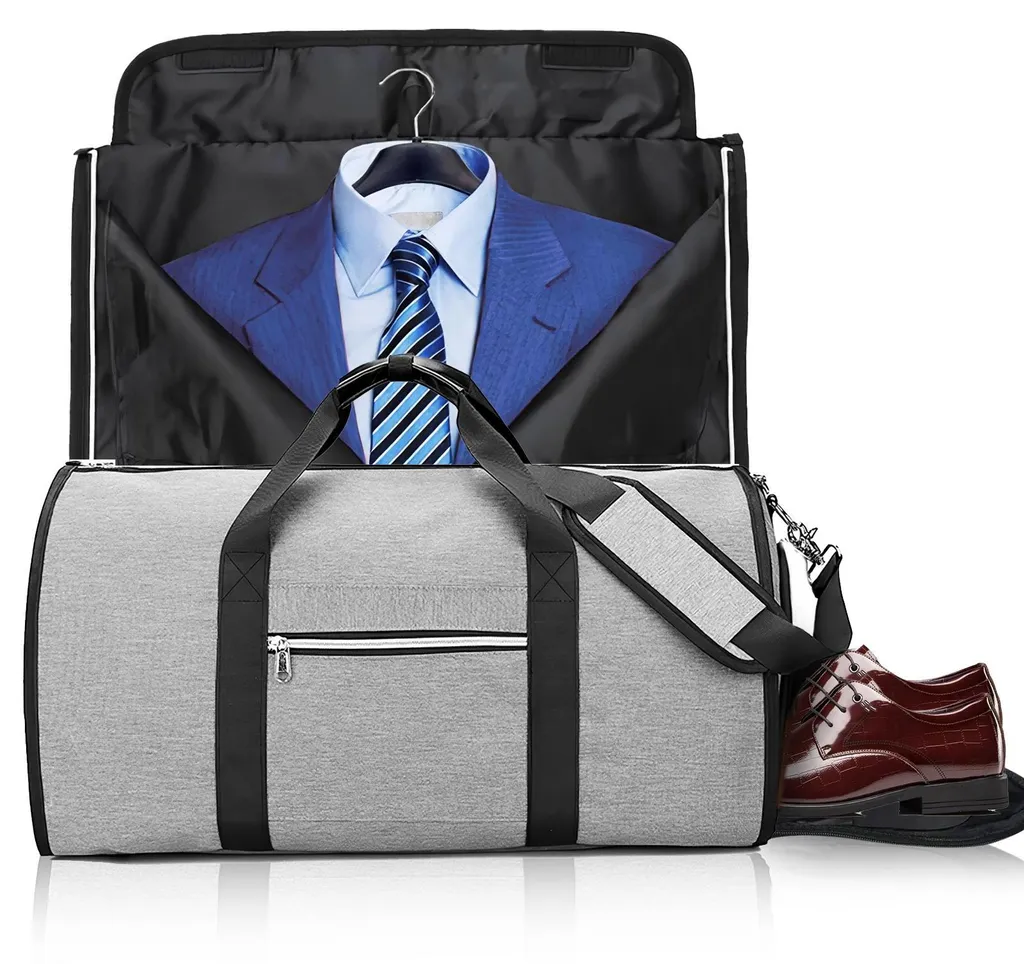 Sac de voyage 53L avec compartiment chaussures et fonction 2-en-1 Oxford