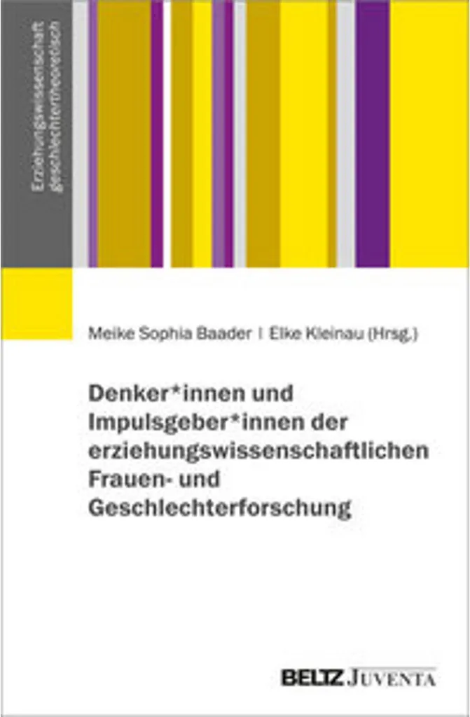 Livre Denker und Impulsgeber de la recherche sur le genre en éducation