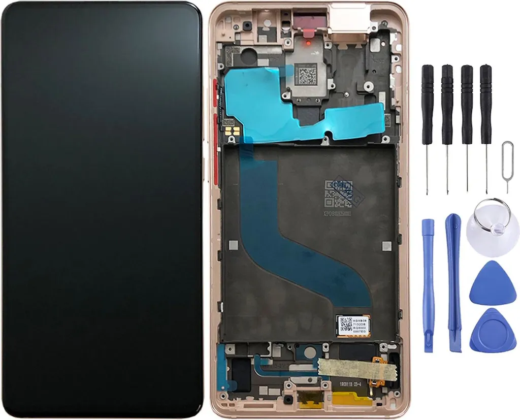 Réparer Écran Xiaomi Mi 9T : Bloc OLED Tactile avec Cadre Doré Neuf