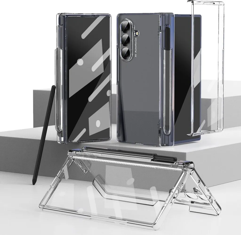 Custodia Samsung Z Fold 7 Rigida con Protezione Cerniera e Vetro