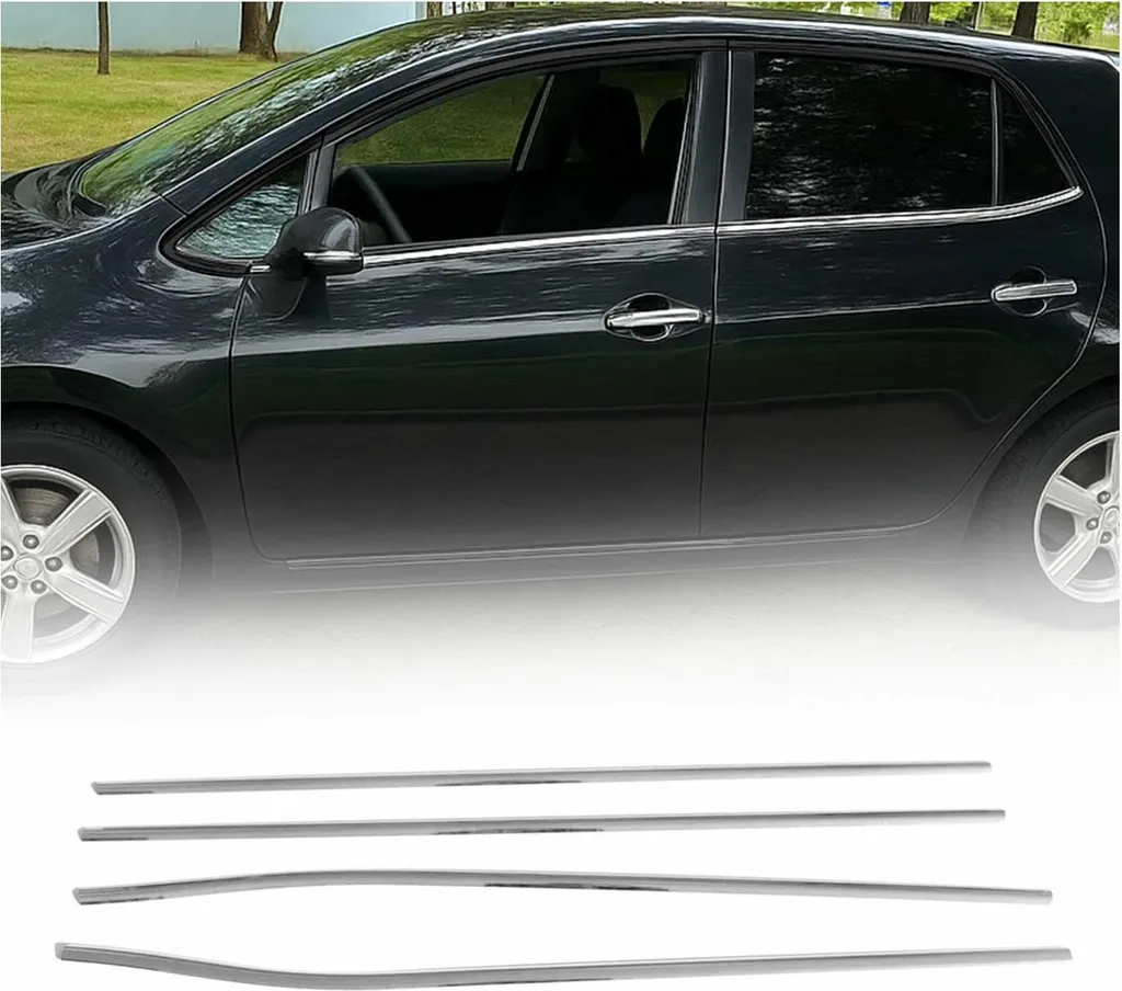 Kit Profili Cromati Toyota Auris 06-12 | Acciaio Inox Anti-Corrosione