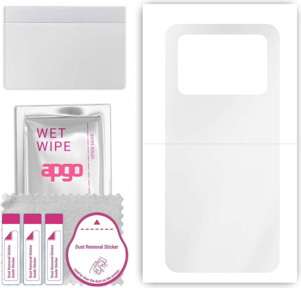 apgo Rückseite Schutzfolie, klar, kompatibel mit Xiaomi Poco M4 Pro, Hinten Hydrogel-Displayschutzfolie mit Positionierhilfe, kratzfest, einfache ...