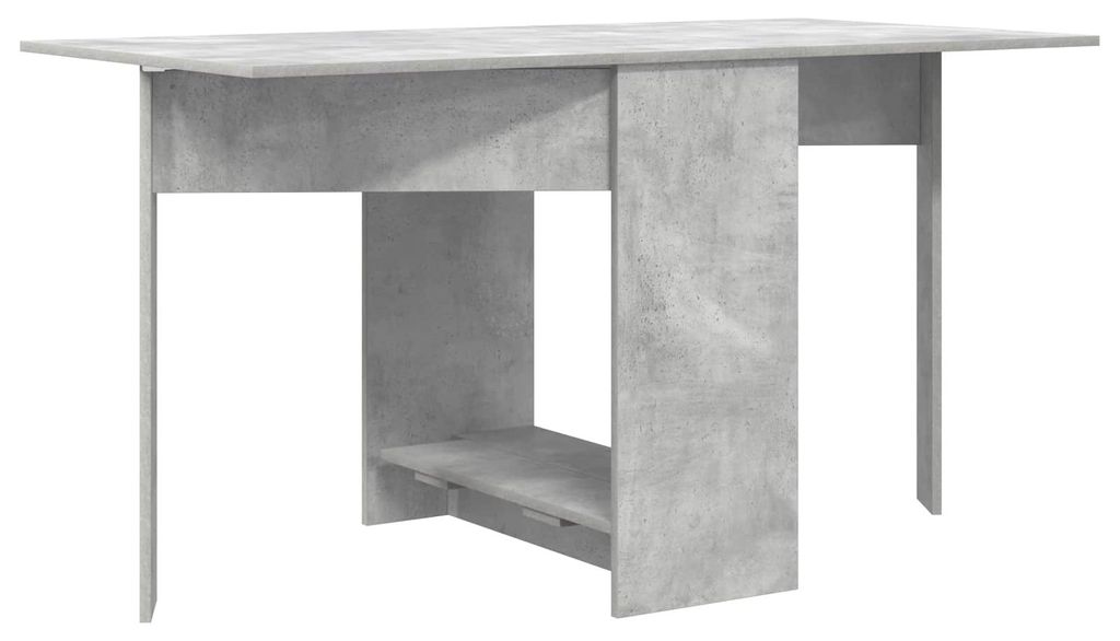 vidaXL Esstisch 138 x 70 x 73,5 cm Holzwerkstoff Betongrau
