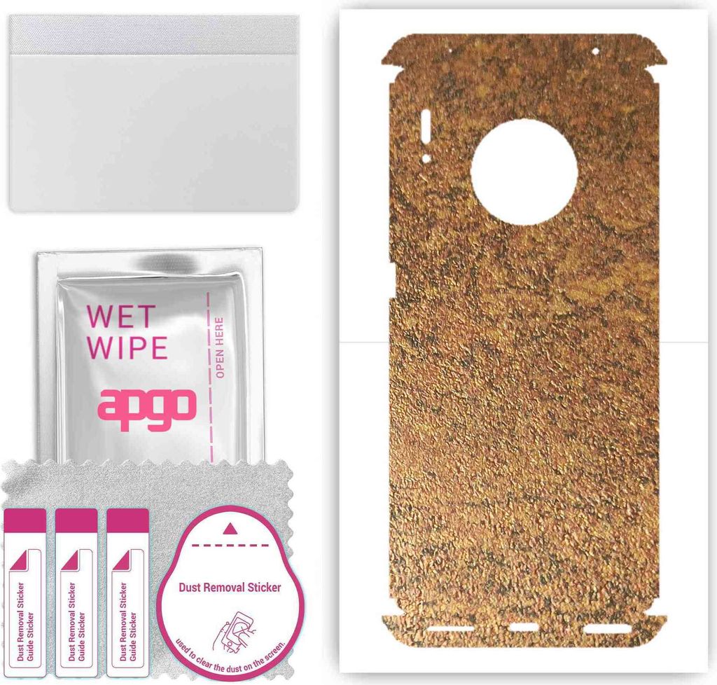 apgo Rückseite + Seiten Schutzfolie, Skin, kompatibel mit Huawei Mate 30 Pro, Hinten Displayschutzfolie aus Vinylfolie, kratzfest, einfache Montag...