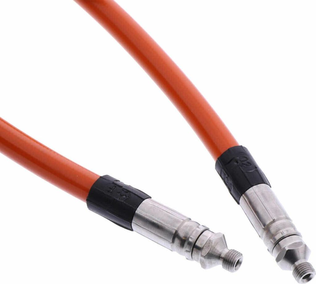 STAHLFLEX Flugzeugbremsenschlauch 28 cm orange