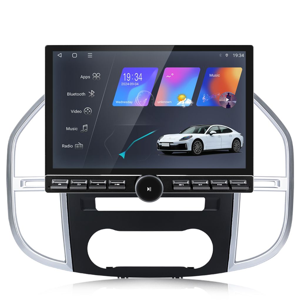 13.1" Android 14 Autoradio Carplay Für Mercedes-Benz Vito Produktbild 