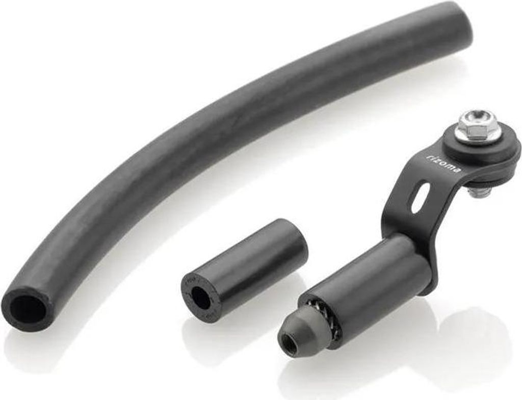 Rizoma Ct453 Plate/tube/screws Bremsflüssigkeitsbehälterhalter Schwarz Schwarz One Size