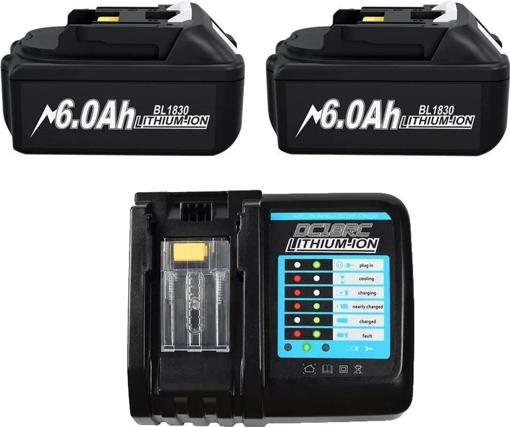 Batterie 6.0Ah avec protections intelligentes et 2 chargeurs de 3A