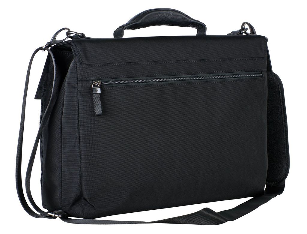 Leonhard Heyden Cuir sac à dos de loisirs pour ordinateur portable Den Haag Rolltop Backpack Blue bleu
