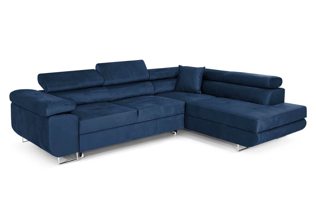 Ecksofa mit Schlaffunktion PASTI L-Form, Sofa Couch mit Produktbild 