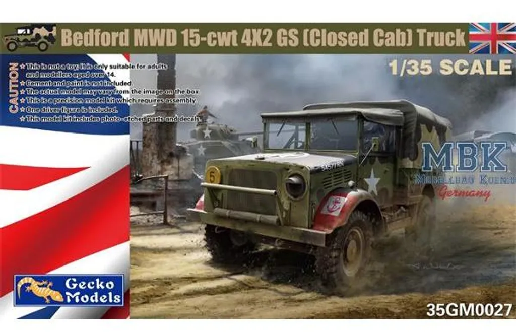 Maquette camion Bedford MWD Gecko Models 35GM0027 à monter 1/35