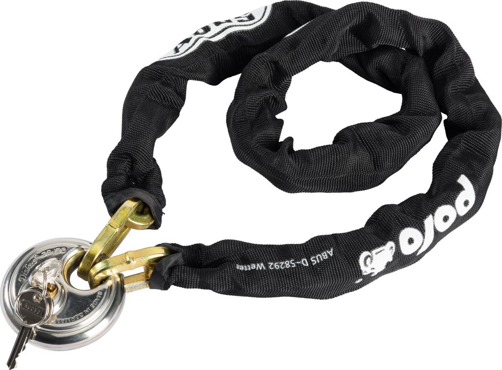 ABUS Kette 110cm mit schloss POLO Special Edition für Motorräder