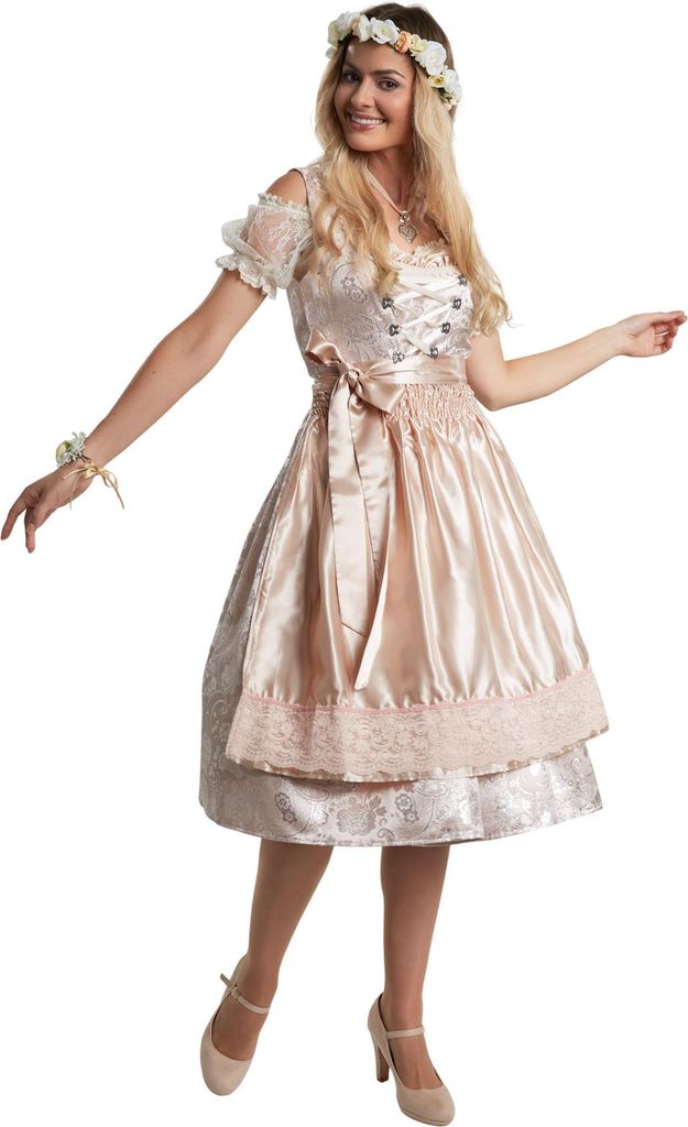 dressforfun® Frauenkostüm Midi-Dirndl Traunstein Modell 2 Produktbild 