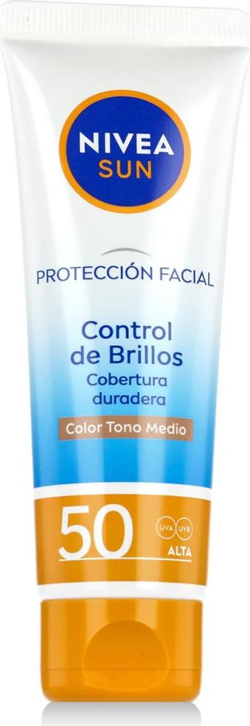 Nivea Sun UV Face Shine Control Cream SPF 50 (01 Medium) 50 Produktbild 