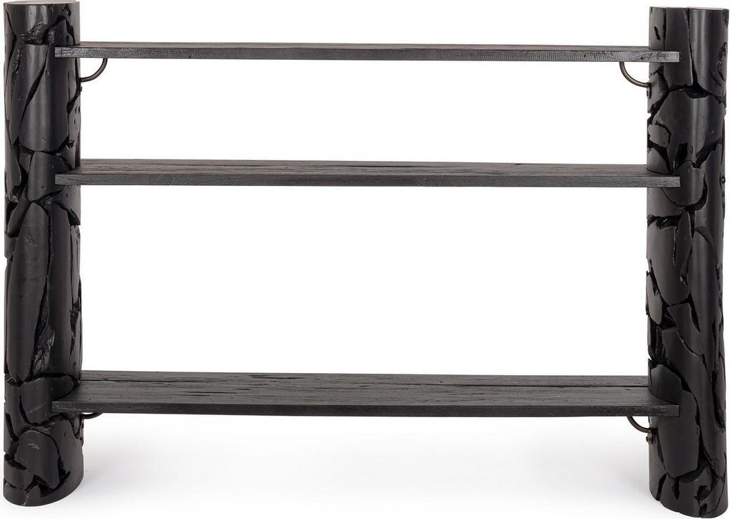 Konsolentisch Arwood 156 x 36 x 110 cm Teak Schwarz