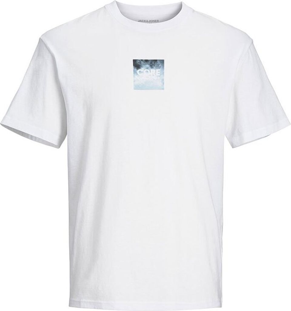 Jack & Jones Berlin Summer Kurzarm-t-shirt Weiß 2XL Mann Weiß 2XL