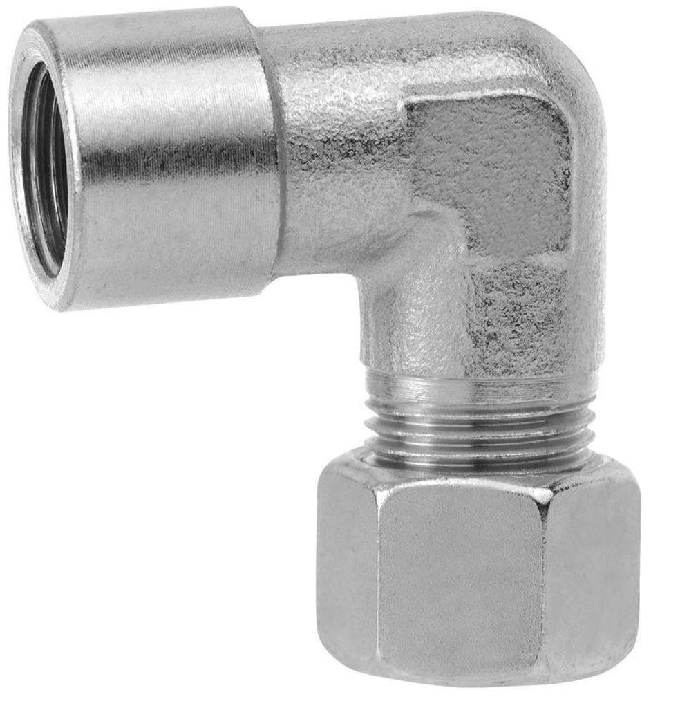 GOK Winkel-Aufschraubverschraubung Typ WAI, Grösse:3/8 Rechts x RVS 10