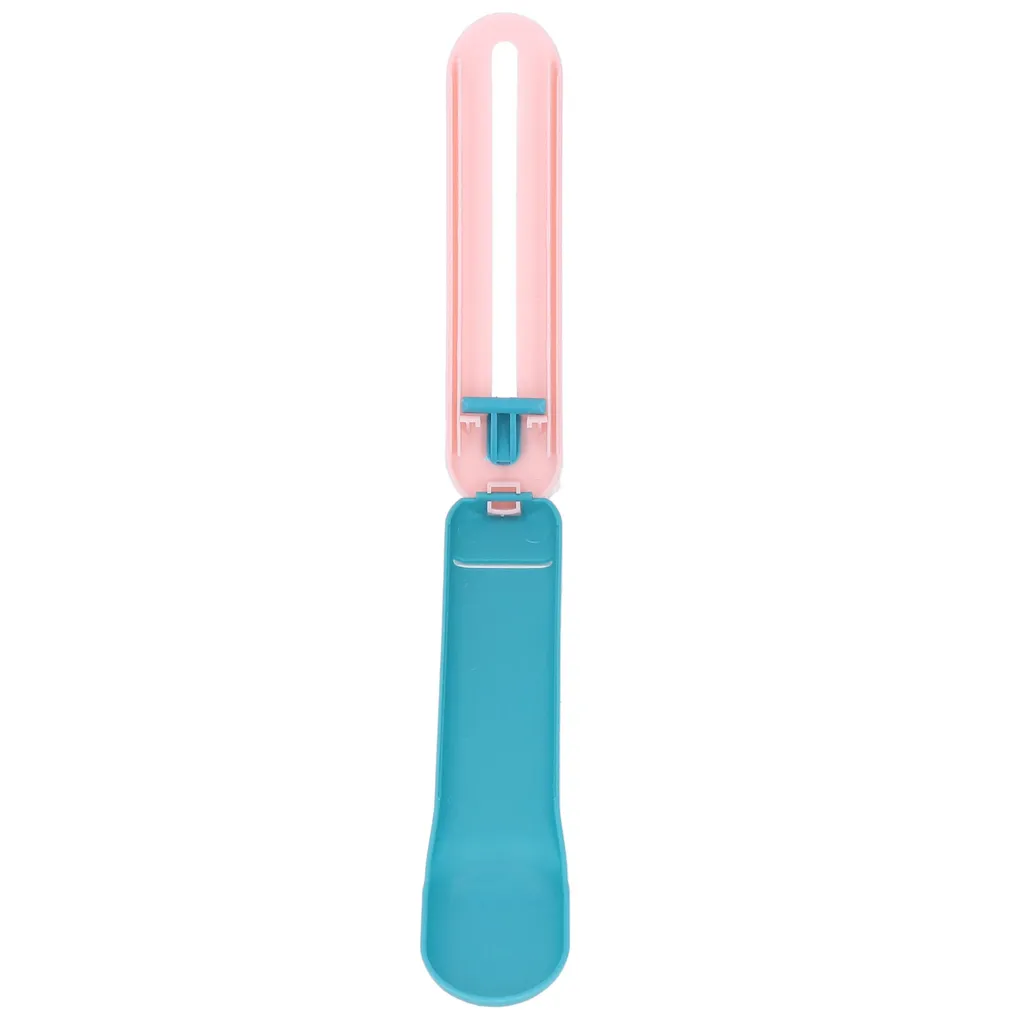 Cucchiaio per Puree Gatti - Gadget Squeeze Anti-Macchia Blu e Rosa - 3
