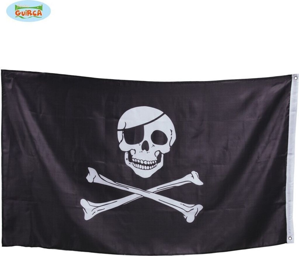 Piratenflagge zum Aufhängen, 90 x 150 cm Produktbild 