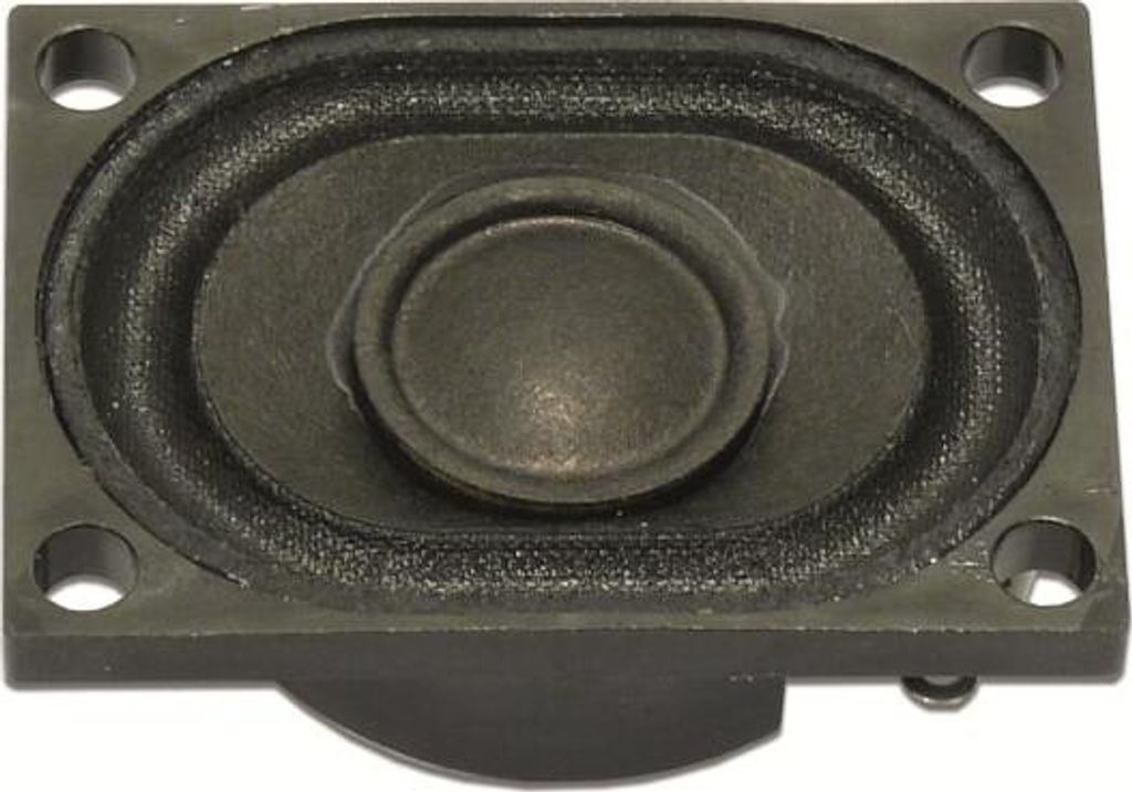 Lautsprecher, 28 x 40 mm, 2 W, 8 Ohm, Visaton 2945/K28.40, VS-2945