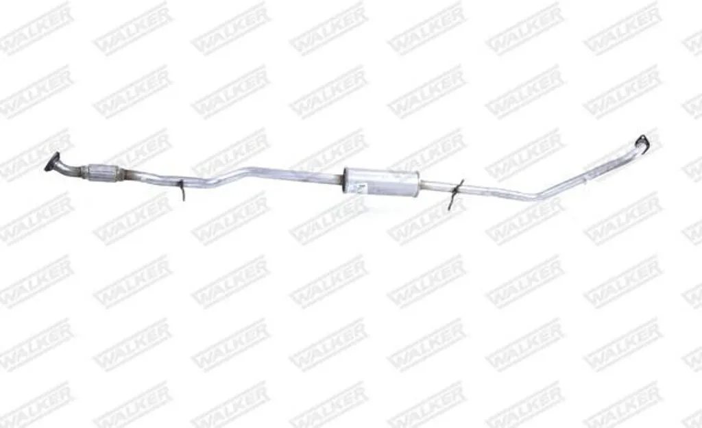 Silencieux Central WALKER Acier Aluminisé pour Matiz M200 et Spark M250