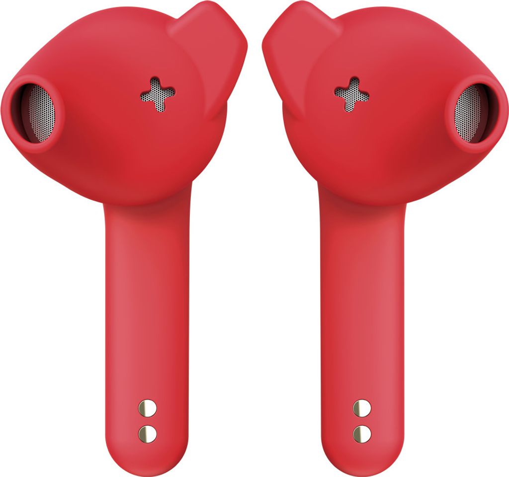Defunc True Basic | True Wireless InEar- Ohrhörer integriertes Mikrofon (Rot)