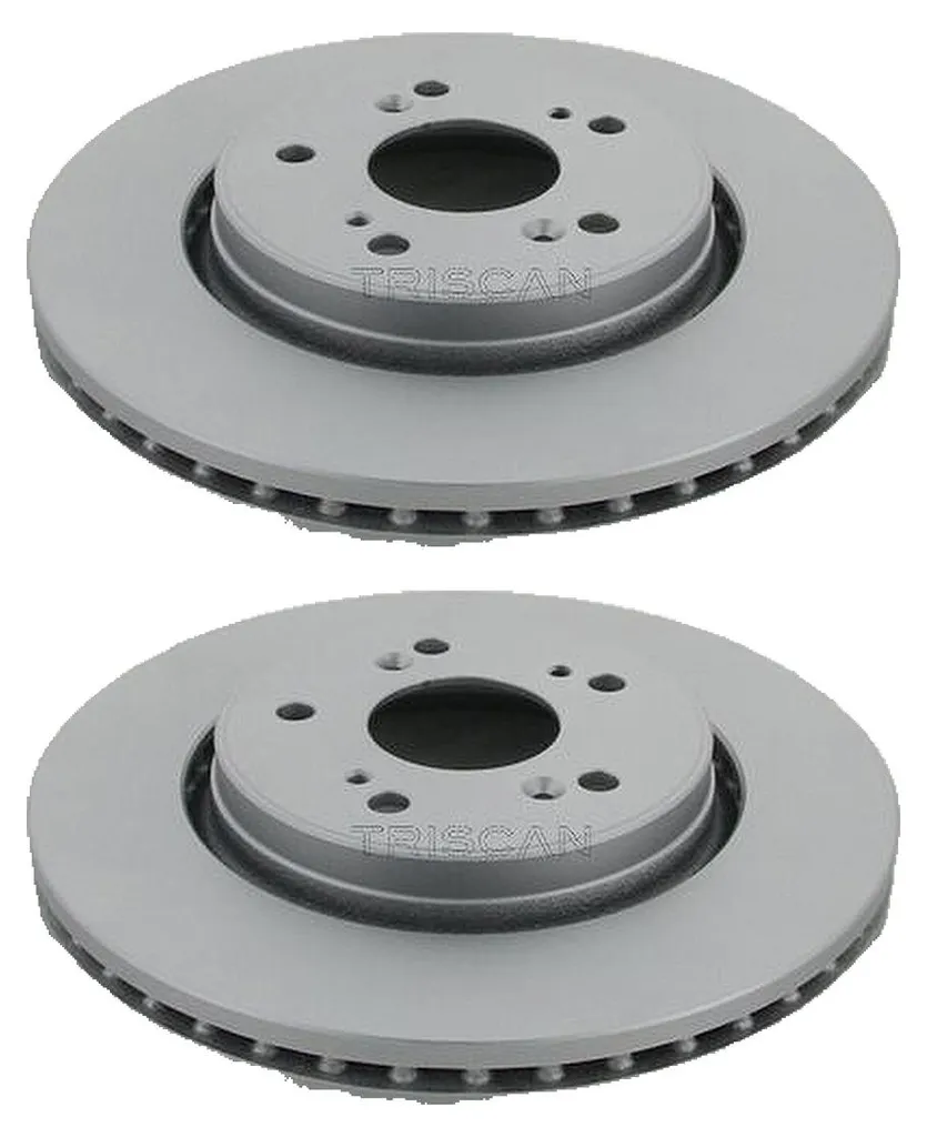 Anti-vibration : 2 Disques de frein TRISCAN pour HONDA CR-V 47mm de hauteur